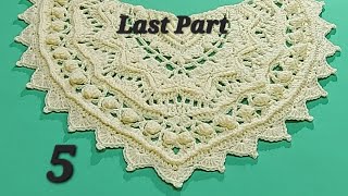 How To Crochet Shawl Pattern Free Tutorial part 5 Last Part [upl. by Lanaj]