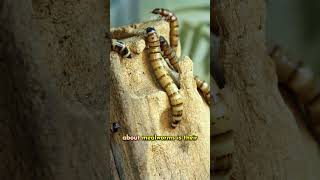 Mealworms  These Larvae can eat plastic [upl. by Celestyna858]