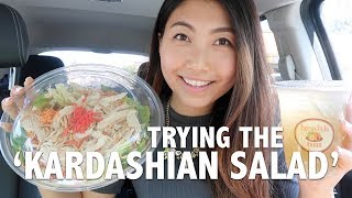 Trying the Kardashian Salad  heyraylee [upl. by Ednil]