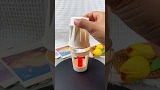 You can make a beautiful rotating lantern with two paper cups Come and try it with your childre [upl. by Eenttirb983]