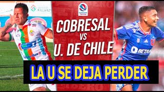 🔴 la U de CHILE se DEJARÁ PERDER para NO AYUDAR A COLO COLO [upl. by Wylie201]