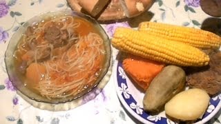 Sopa de Puchero con Fideos Receta [upl. by Schaeffer]