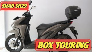 UNBOXING BOX MOTOR SHAD SH29  BOX TOURING MOTOR MATIC [upl. by Hultin]