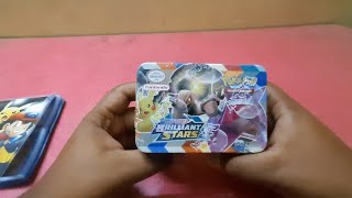 unboxing of pokemon cards of brilliant stars by The game World in hindi [upl. by Eeloj]