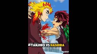 Tanjiro VS Hashira 😮  demonslayer anime shorts [upl. by Cecilius]