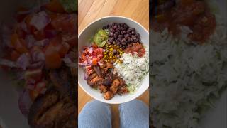 Healthy chipotle bowls recipe weightlossrecipe [upl. by Atilal]