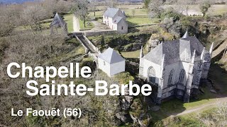 Drone 7  Chapelle Sainte Barbe Le Faouët  Morbihan 56 [upl. by Atsirhc]