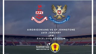 Airdrieonians vs St Johnstone Scottish Cup [upl. by Wanids]