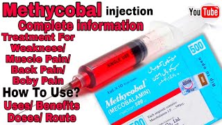 methycobal injection benefits  Muscles Pain  How to Use METHYCOBAL Injection  Uses  Doses [upl. by Ahsenom]