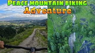 SOLO RIDE TO WATERFALL NEAR TAREBHIR🔥BEST HIDDEN PLACES NEAR KATHMANDU😱MOUNTAIN BIKING NEPAL [upl. by Bora]