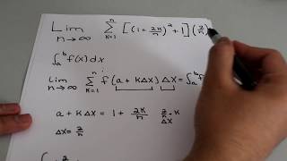 How to Convert a Riemann Sum to a Definite Integral [upl. by Ainatnas619]