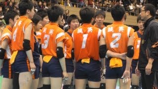 春高ﾊﾞﾚｰ 下北沢成徳 東京 vs 誠英 山口 女子決勝 2013113 [upl. by Atirrehs873]