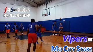 Vipers vs Mo City Starz 1hf FAS Hoops for All sportskind HSS Houston Sports Ironman theLottory JMVOL [upl. by Akinam]