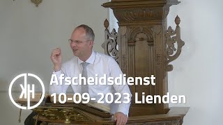 Afscheidsdienst Lienden 10 september 2023 [upl. by Berman]