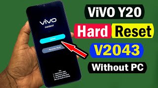 𝐕𝐈𝐕𝐎 Y20 2021 Hard Reset 𝐕𝐈𝐕𝐎 Y20 V2043 Pattren Unlock 𝐕𝐈𝐕𝐎 Y20 2021 Factory Reset amp Pin Unlock [upl. by Marline708]