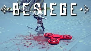 Besiege Creations  Fidget Spinner Floating Island Vacuum Tank and More  Besiege Gameplay [upl. by Ailehs203]