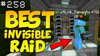 MY BEST INVISIBLE RAID EVER  Minecraft FACTIONS 258 Invisible Factions Raid [upl. by Clemence]