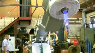 Tundish Preheater  Burner Firing 2 [upl. by Alihs444]