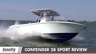 Contender 28 Sport Boat Review  Performance Test [upl. by Olyhs771]