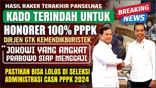 🔴YES 5 KEPUTUSAN AKHIR HONORER DIANGKAT SEMUA JADI ASN PPPK PASTIKAN BISA MENDAFTAR amp LULUS [upl. by Noryk]