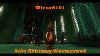 Wizard101 solo Castle Darkmoor Part 3  Akhtang Wormcrawl Balance [upl. by Marras]