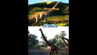 Sauroposeidon vs Brachiosaurus 1v1 dinosaur vs prehistoric tyrannosaurusrex sauropod animals [upl. by Asenab]