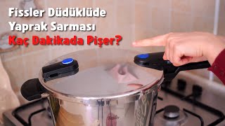 Fissler Düdüklüde Lokum Gibi Yaprak Sarması Nasıl Pişirilir Fissler Düdüklü Tencere Kullanımı [upl. by Arsi]