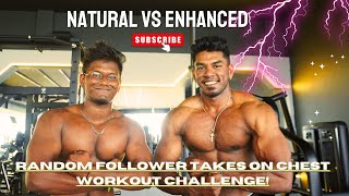 Training Chest with a Random Follower from our Giveaway ChallengeEnhanced vs Natural Chest Tamil [upl. by Liahus]