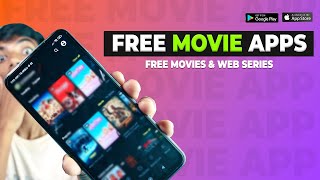 FREE MOVIE APPS  Watch Free Movie amp Web Series  Top Best 6 Apps [upl. by Otrebogad]