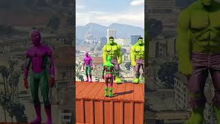 GTA 5 Spiderman Ragdolls  Jumps  Fails ep35 shorts [upl. by Sutsugua968]