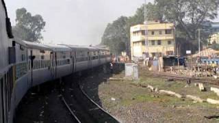 Indian Railway  Mahakoushal Exp approaching JABALPUR [upl. by Assilak312]