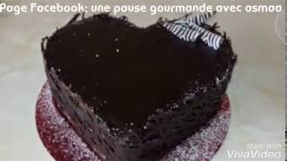 كيكة عيد الميلاد بالشكلاطة  Gâteau danniversaire au chocolat [upl. by Aras690]