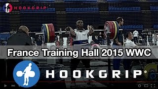 Team France  2015 WWC Training Hall Nov 16 [upl. by Ynavoj]