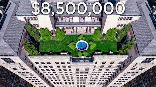 Touring an 8500000 Chicago Sky Mansion  Luxury Penthouse Tour [upl. by Luthanen698]