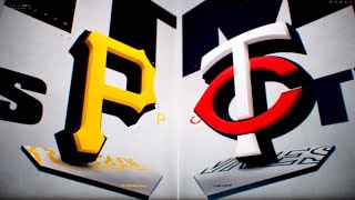 MLB The Show 24 PS4  Franchise Spring Training Gm 1 Pittsburgh Pirates at Minnesota Twins ps4 [upl. by Adnama]