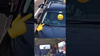 Das ist Liebe zum Beruf😁👍 lkw lkwfahrer usa ustrucker trucker bus job arbeit funny crash [upl. by Akila]