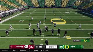 NCAA Oregon vs badgers [upl. by Eiluj]