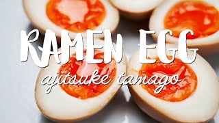 EASY Ramen Egg Recipe 味付け玉子  Ajitsuke Tamago [upl. by Tirrag774]