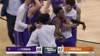 FURMAN WILD UPSET OVER VIRGINIA AFTER LATE TURNOVER [upl. by Aetnahc]