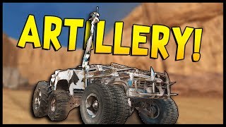 Crossout  MANDRAKE ARTILLERY GAMEPLAY Lower Powerscore  Crossout Gameplay [upl. by Marj403]