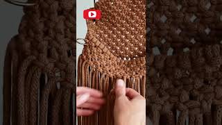 New Macrame Bag tutorial [upl. by Grayce811]