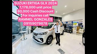 SUZUKI ERTIGA GLX HYBRID 2024 MODEL WITH BACK UP CAMERA AND 2 EYE BACK UP SENSO [upl. by Latimer744]