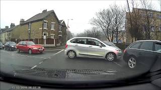 Bradfords Caught on dash cam  Car crash bad driving and lots of red light runners [upl. by Allianora]