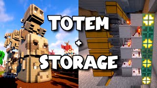 Building a Totem and Storage  Minecraft 121 [upl. by Philis99]