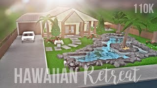 Bloxburg Hawaiian Retreat 110K [upl. by Ogdon289]