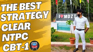 BEST STRATEGY TO CLEAR NTPC CBT  1🚇🚦📘📝 [upl. by Nobie339]