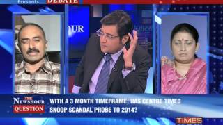 The Newshour Debate Centre goes after Narendra Modi  Part 1 26th Dec 2013 [upl. by Oigolue]