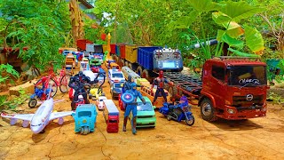 Wow  Mobil Truk Rc Tronton Panjang Bongkar Miniatur Truk Mobil Mobilan Bajaj Mobil Ambulan [upl. by Marl]