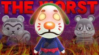 The WORST Animal Crossing Villager in EVERY Species Remake [upl. by Maillil]