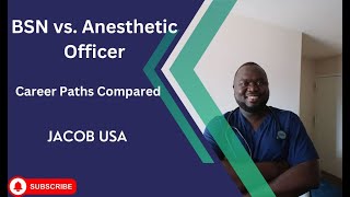 BSN vs Anesthetic Officer Career Paths Compared [upl. by Tami]